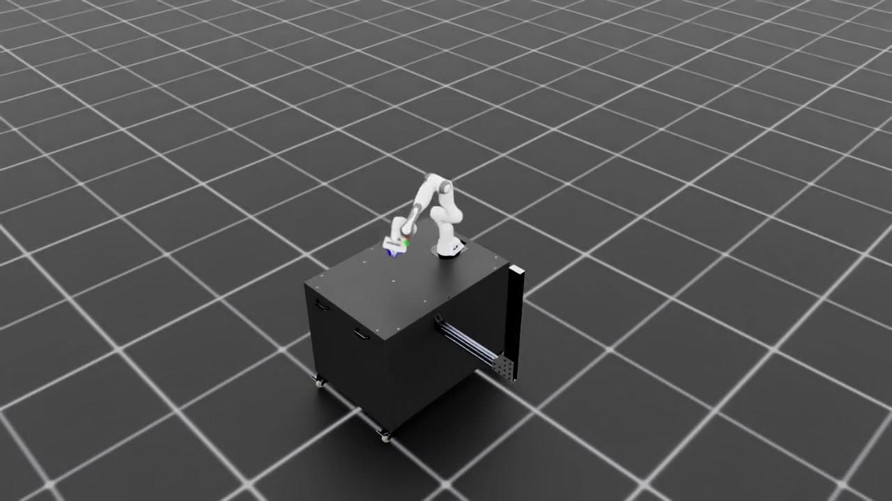 Franka Figure-8 End-Effector Tracking project visual