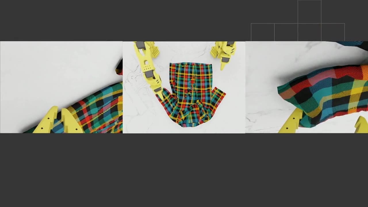 LeHome Laundry Folding Simulation project visual